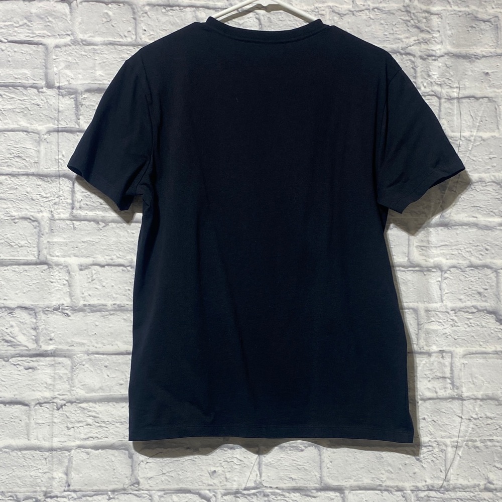 Calvin Klein Black Tee with White CK Logo - Picture 4 of 7